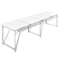 Tavolo da Campeggio Pieghevole Alluminio Regolabile 240x60 cm Tavolo da Campeggio Pieghevole Alluminio Regolabile 240x60 cm