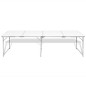 Tavolo da Campeggio Pieghevole Alluminio Regolabile 240x60 cm Tavolo da Campeggio Pieghevole Alluminio Regolabile 240x60 cm