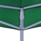 vidaXL Tenda Pieghevole Verde 3 x 3 m vidaXL Tenda Pieghevole Verde 3 x 3 m