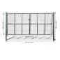 Cancello a Rete per Giardino 415 x 250 cm / 400 x 200 cm Cancello a Rete per Giardino 415 x 250 cm / 400 x 200 cm