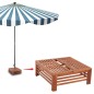 Rivestimento Supporto Base Ombrellone in Legno
