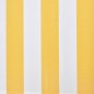 Tenda da Sole Pieghevole 400 cm Giallo e Bianco Tenda da Sole Pieghevole 400 cm Giallo e Bianco