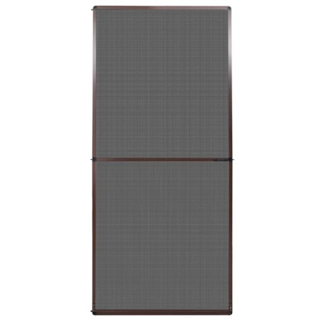 Zanzariera con Cardini per Porte Marrone 100 x 215 cm
