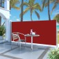 Tenda da Sole Laterale Retrattile 140 x 300 cm Rossa Tenda da Sole Laterale Retrattile 140 x 300 cm Rossa