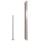 Tenda da Sole Laterale Retrattile 140 x 300 cm Rossa Tenda da Sole Laterale Retrattile 140 x 300 cm Rossa