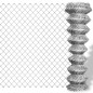 Recinzione in Rete in Acciaio Zincato 25x1 m Argento Recinzione in Rete in Acciaio Zincato 25x1 m Argento
