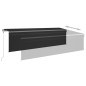 Tenda Automatica con Parasole Sensore Vento LED 5x3m Antracite Tenda Automatica con Parasole Sensore Vento LED 5x3m Antracite