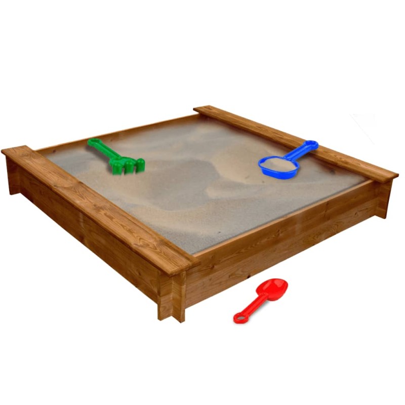 vidaXL Sabbiera Quadrata in Legno vidaXL Sabbiera Quadrata in Legno