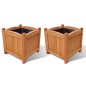 vidaXL Letti Rialzati da Giardino in Legno Set 2 pz 30 x 30 x 30 cm vidaXL Letti Rialzati da Giardino in Legno Set 2 pz 30 x 30 x 30 cm