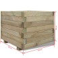 Letto Rialzato 50x50x40 cm Quadrato in Legno Letto Rialzato 50x50x40 cm Quadrato in Legno