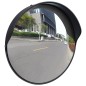 Specchio Traffico Convesso Nero Plastica PC per Esterni 30 cm Specchio Traffico Convesso Nero Plastica PC per Esterni 30 cm