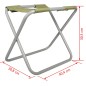 Esschert Design Sgabello e Borsa Portautensili Grigio GT85 Esschert Design Sgabello e Borsa Portautensili Grigio GT85