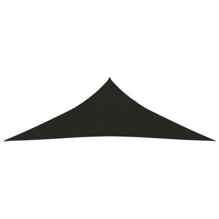 Vela Parasole 160 g/m² Nera 2,5x2,5x3,5 m in HDPE