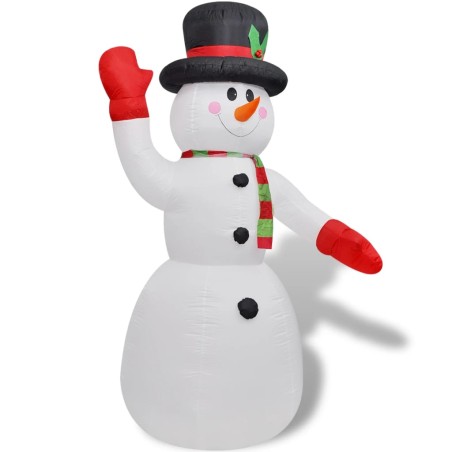 vidaXL Pupazzo di Neve Gonfiabile 240 cm