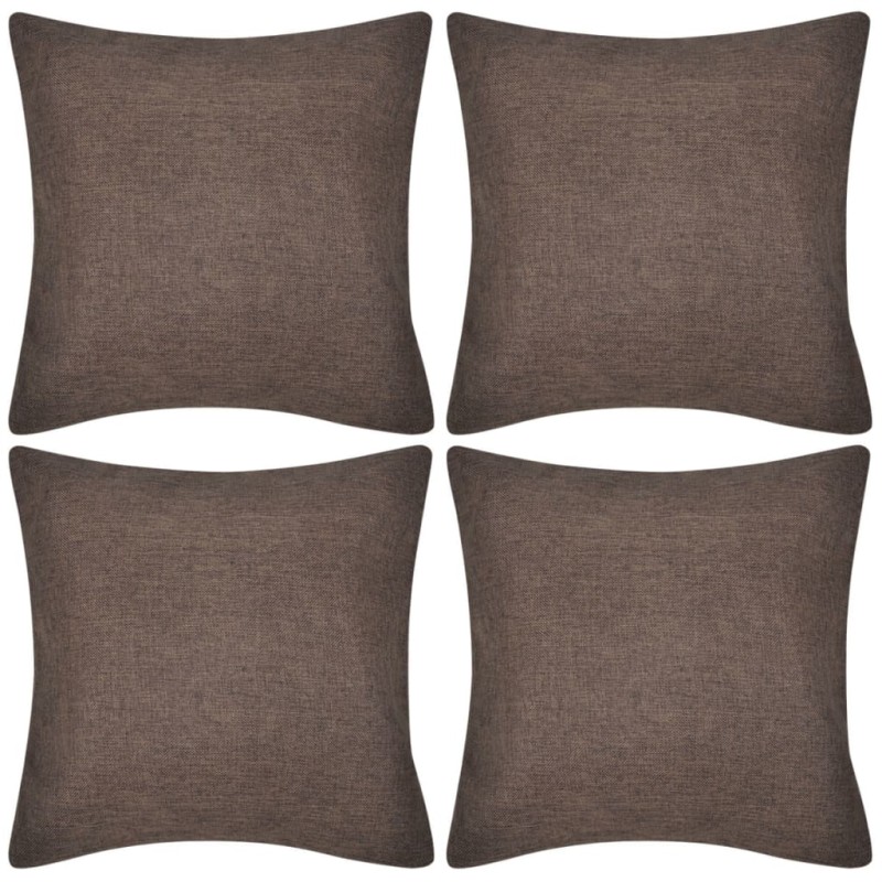 Fodere per Cuscini 4 pz in Simil Lino 50 x 50 cm Fodere per Cuscini 4 pz in Simil Lino 50 x 50 cm