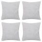 Set 4 Federe in cotone bianche 50 x 50 cm Set 4 Federe in cotone bianche 50 x 50 cm