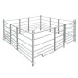 Box Pecore in Acciaio Zincato 4 Pannelli 137 x 137 x 92 cm Box Pecore in Acciaio Zincato 4 Pannelli 137 x 137 x 92 cm