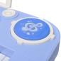 Gioco Bambini Tastiera con Sgabello/Microfono 37 Tasti Blu Gioco Bambini Tastiera con Sgabello/Microfono 37 Tasti Blu