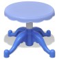 Gioco Bambini Tastiera con Sgabello/Microfono 37 Tasti Blu Gioco Bambini Tastiera con Sgabello/Microfono 37 Tasti Blu