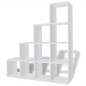 Libreria / Scaffale Espositore a Scala 142 cm Bianco Libreria / Scaffale Espositore a Scala 142 cm Bianco