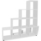 Libreria / Scaffale Espositore a Scala 142 cm Bianco Libreria / Scaffale Espositore a Scala 142 cm Bianco