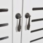 Armadietto per Bagno Albuquerque in Legno Bianco 46x24x117,5 cm Armadietto per Bagno Albuquerque in Legno Bianco 46x24x117,5 cm