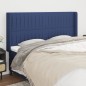 Testiera ad Orecchio Blu 183x16x118/128 cm in Tessuto Testiera ad Orecchio Blu 183x16x118/128 cm in Tessuto