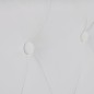 Divano Chesterfield a 2 Posti in Finta Pelle Bianco Divano Chesterfield a 2 Posti in Finta Pelle Bianco