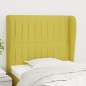 Testiera ad Orecchio Verde 83x23x118/128 cm in Tessuto Testiera ad Orecchio Verde 83x23x118/128 cm in Tessuto