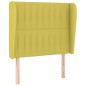 Testiera ad Orecchio Verde 83x23x118/128 cm in Tessuto Testiera ad Orecchio Verde 83x23x118/128 cm in Tessuto