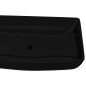 Lavandino da bagno in ceramica nera rettangolare Lavandino da bagno in ceramica nera rettangolare
