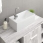 Lavandino Bianco 48x25x15 cm in Ceramica Lavandino Bianco 48x25x15 cm in Ceramica