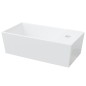 Lavandino Bianco 48x25x15 cm in Ceramica Lavandino Bianco 48x25x15 cm in Ceramica