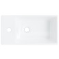Lavandino Bianco 48x25x15 cm in Ceramica Lavandino Bianco 48x25x15 cm in Ceramica