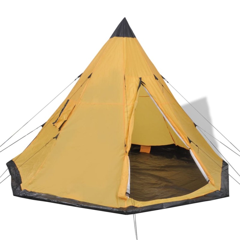 Tenda per 4 Persone Gialla Tenda per 4 Persone Gialla
