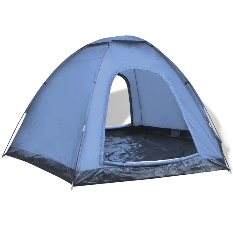Tenda per 4 Persone Blu Tenda per 4 Persone Blu