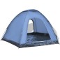 Tenda per 4 Persone Blu Tenda per 4 Persone Blu