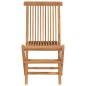 Sedie da Giardino Pieghevoli 2 pz in Legno Massello di Teak Sedie da Giardino Pieghevoli 2 pz in Legno Massello di Teak