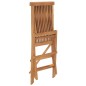 Sedie da Giardino Pieghevoli 2 pz in Legno Massello di Teak Sedie da Giardino Pieghevoli 2 pz in Legno Massello di Teak