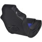 Sedia a Dondolo con Musica Nero e Blu in Similpelle Sedia a Dondolo con Musica Nero e Blu in Similpelle
