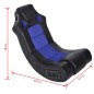 Sedia a Dondolo con Musica Nero e Blu in Similpelle Sedia a Dondolo con Musica Nero e Blu in Similpelle