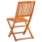 Sedie da Giardino Pieghevoli 8pz in Legno Massello di Eucalipto Sedie da Giardino Pieghevoli 8pz in Legno Massello di Eucalipto