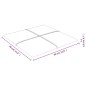 Pannelli Murali 12 pz Marroni 30x30 cm Velluto 1,08 m² Pannelli Murali 12 pz Marroni 30x30 cm Velluto 1,08 m²