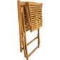 vidaXL Sedia a Sdraio con Poggiapiedi in Legno Massello di Acacia vidaXL Sedia a Sdraio con Poggiapiedi in Legno Massello di Acacia