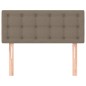 Testiera Tortora 100x5x78/88 cm in Tessuto