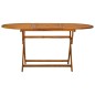 vidaXL Set da Pranzo da Giardino 7 pz in Legno Massello di Acacia vidaXL Set da Pranzo da Giardino 7 pz in Legno Massello di Acacia