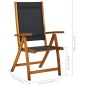 vidaXL Set da Pranzo da Giardino 7 pz in Legno Massello di Acacia vidaXL Set da Pranzo da Giardino 7 pz in Legno Massello di Acacia