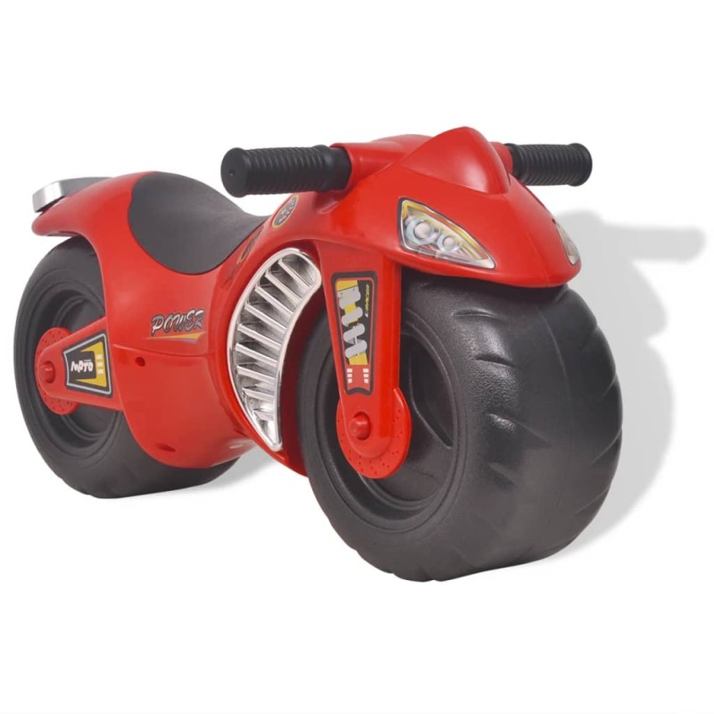 Motocicletta Cavalcabile per Bambini in Plastica Rossa Motocicletta Cavalcabile per Bambini in Plastica Rossa