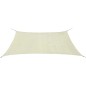 Parasole a vela HDPE Rettangolare 2x4 Crema Parasole a vela HDPE Rettangolare 2x4 Crema