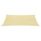 Parasole a Vela HDPE Rettangolare 2x4 Beige Parasole a Vela HDPE Rettangolare 2x4 Beige